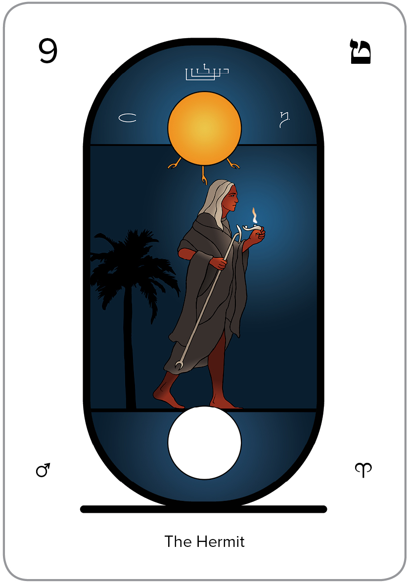 The Arcanum 9 of the Tarot