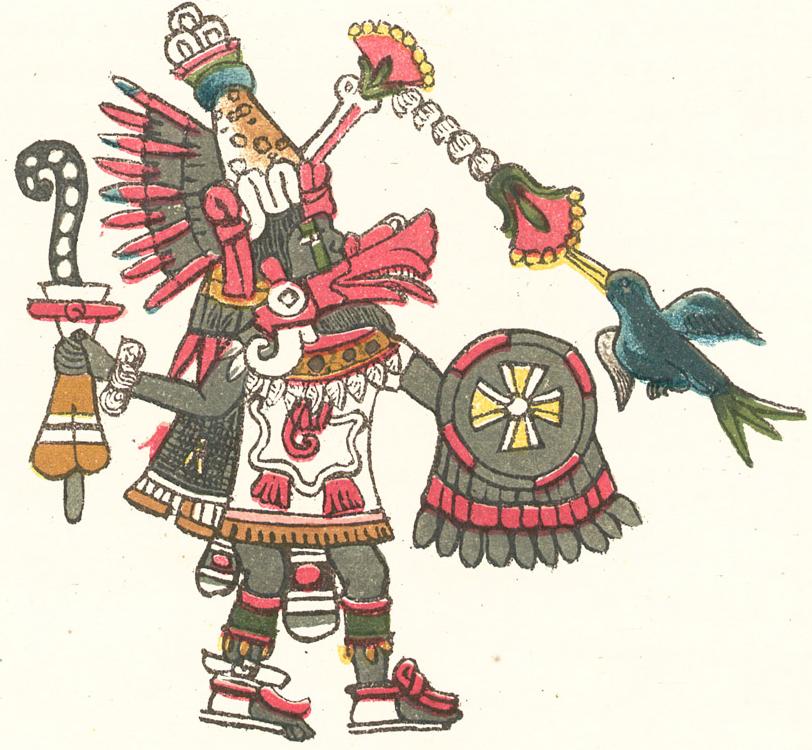 Quetzalcoatl, as depicted in the Codex Magliabechiano (16th century).