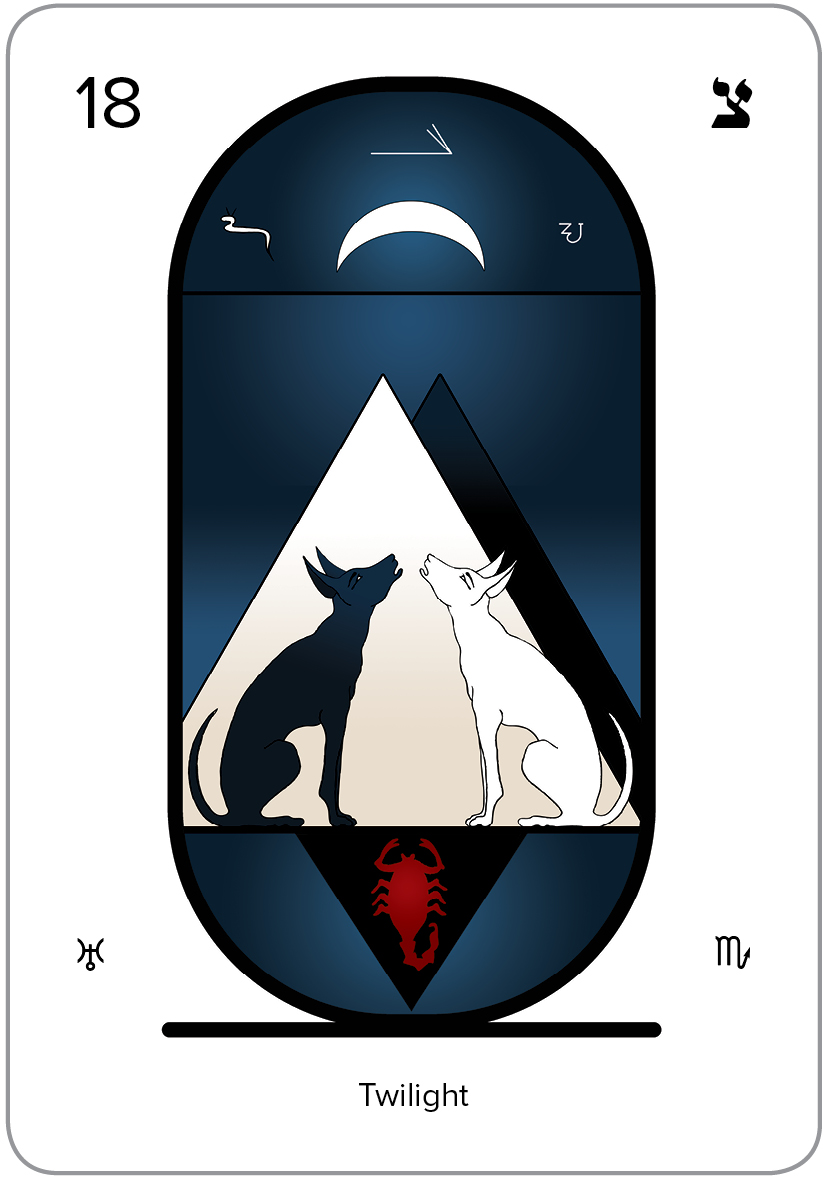 The Arcanum 18 of the Tarot