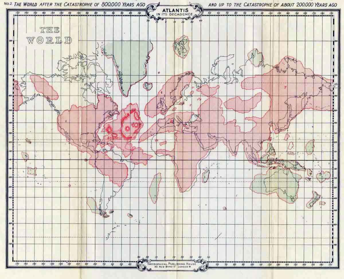 First Map of Atlantis