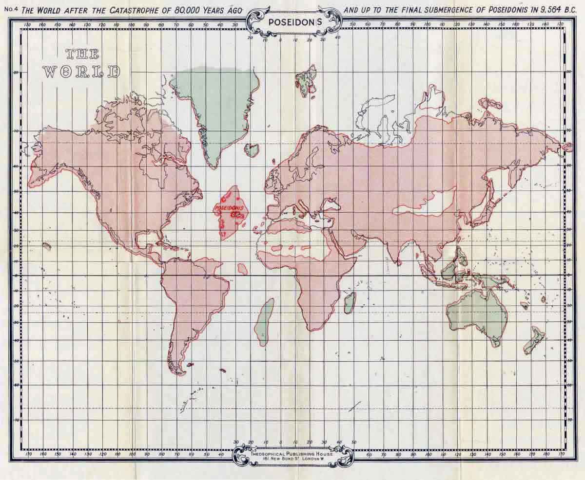 First Map of Atlantis