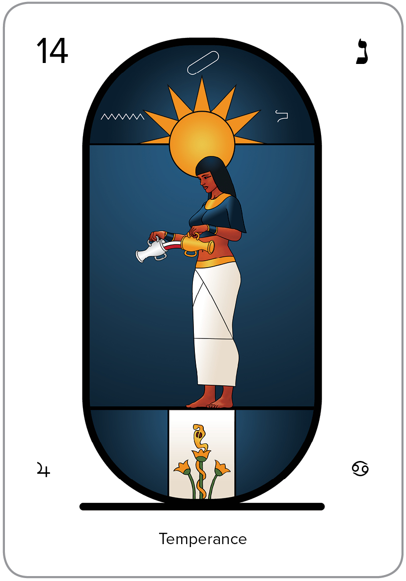 The Arcanum 14 of the Tarot