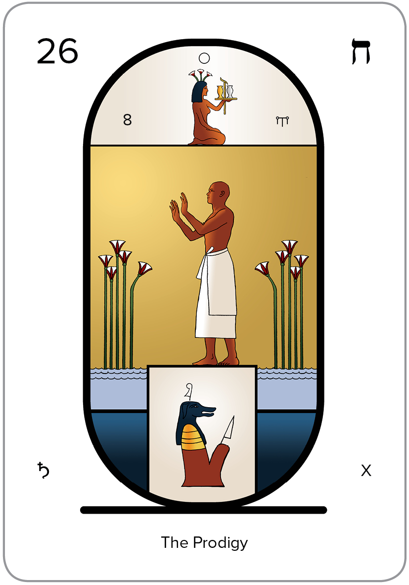 The Arcanum 26 of the Tarot
