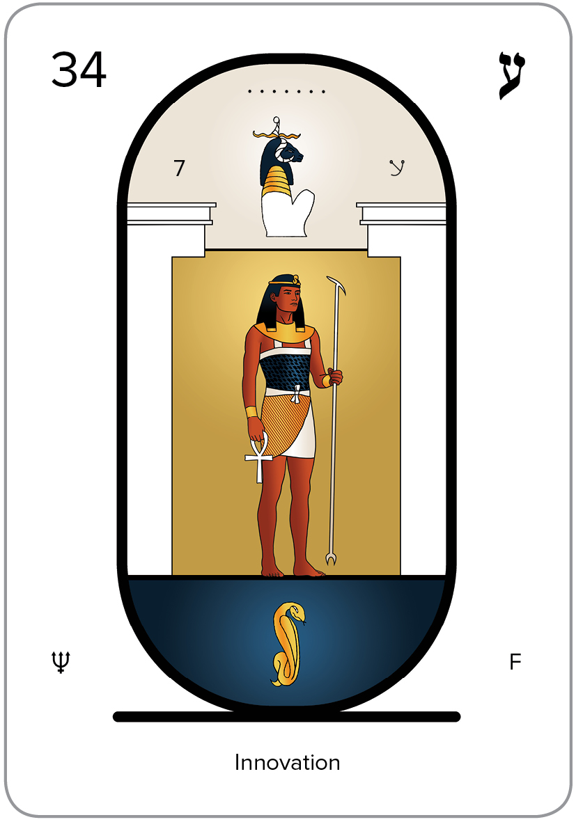 The Arcanum 34 of the Tarot