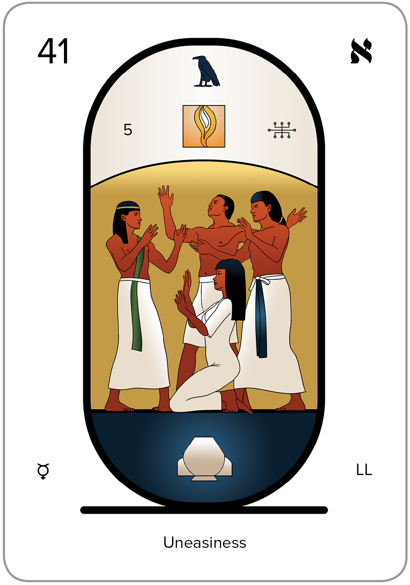 The Arcanum 41 of the Tarot