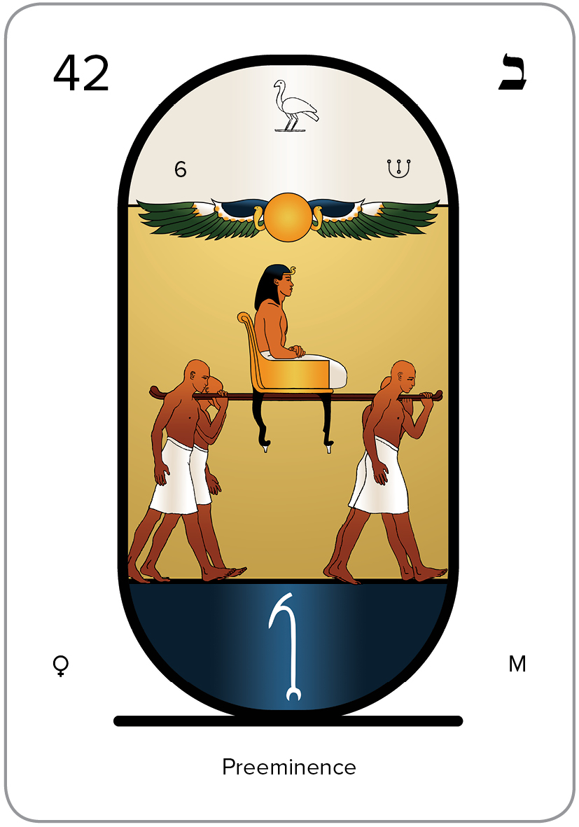 The Arcanum 42 of the Tarot