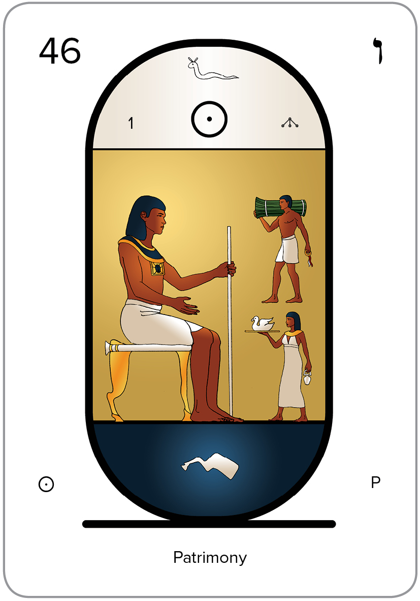 The Arcanum 46 of the Tarot