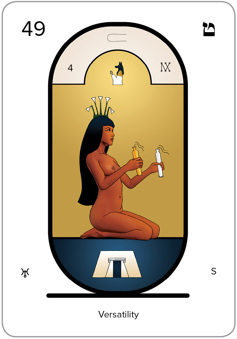 The Arcanum 49 of the Tarot