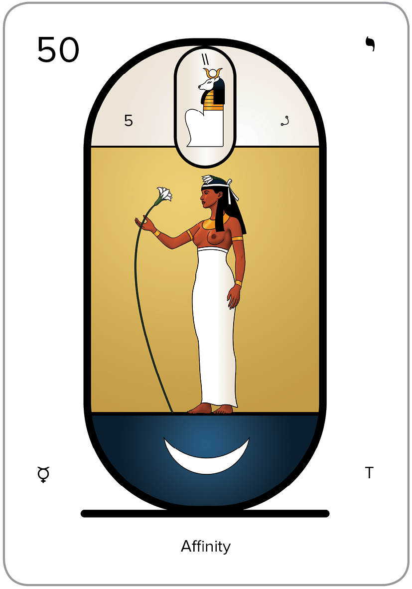 The Arcanum 50 of the Tarot