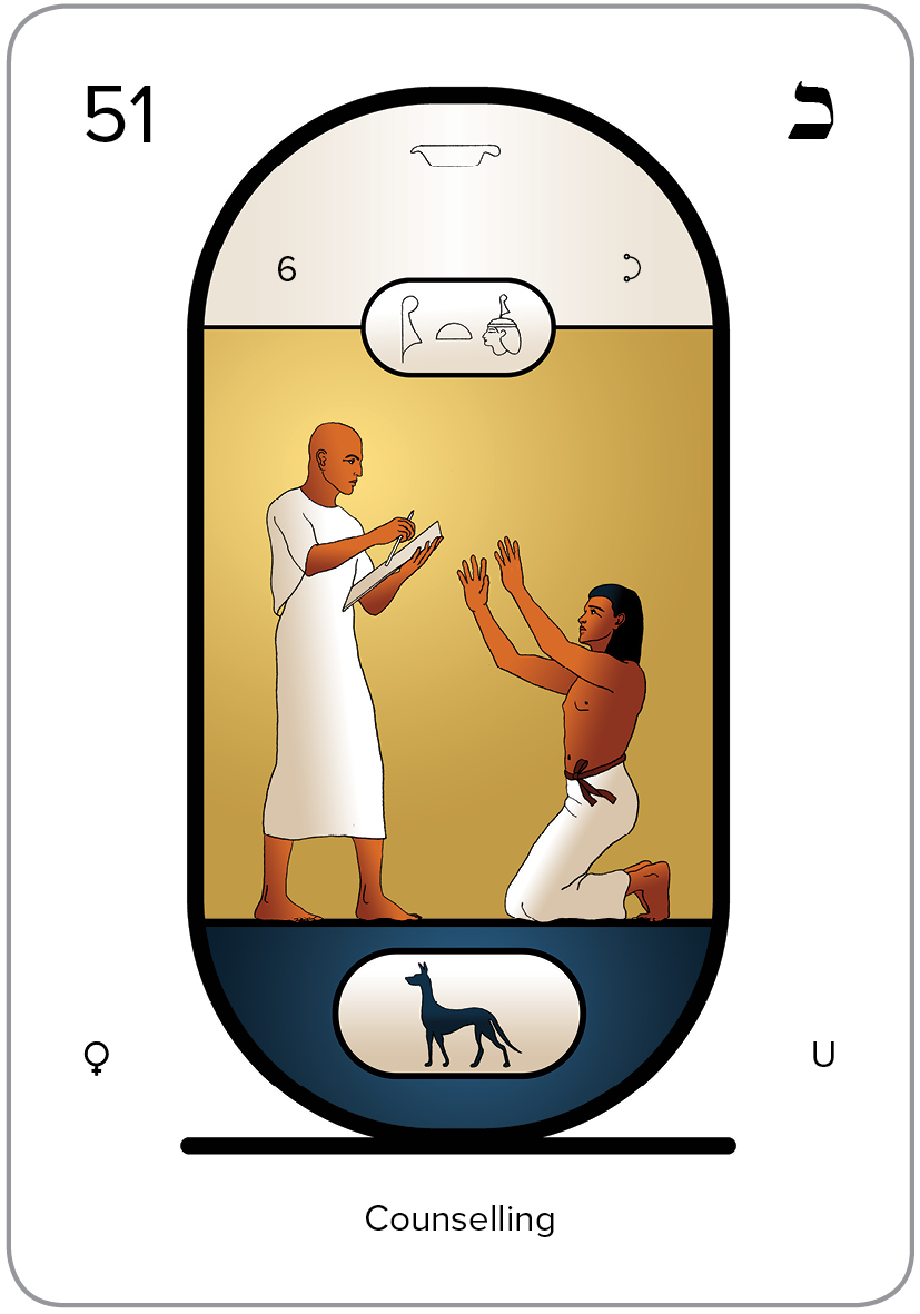 The Arcanum 51 of the Tarot