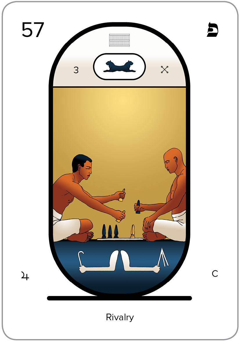 The Arcanum 57 of the Tarot