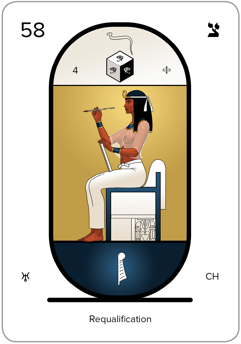 The Arcanum 58 of the Tarot