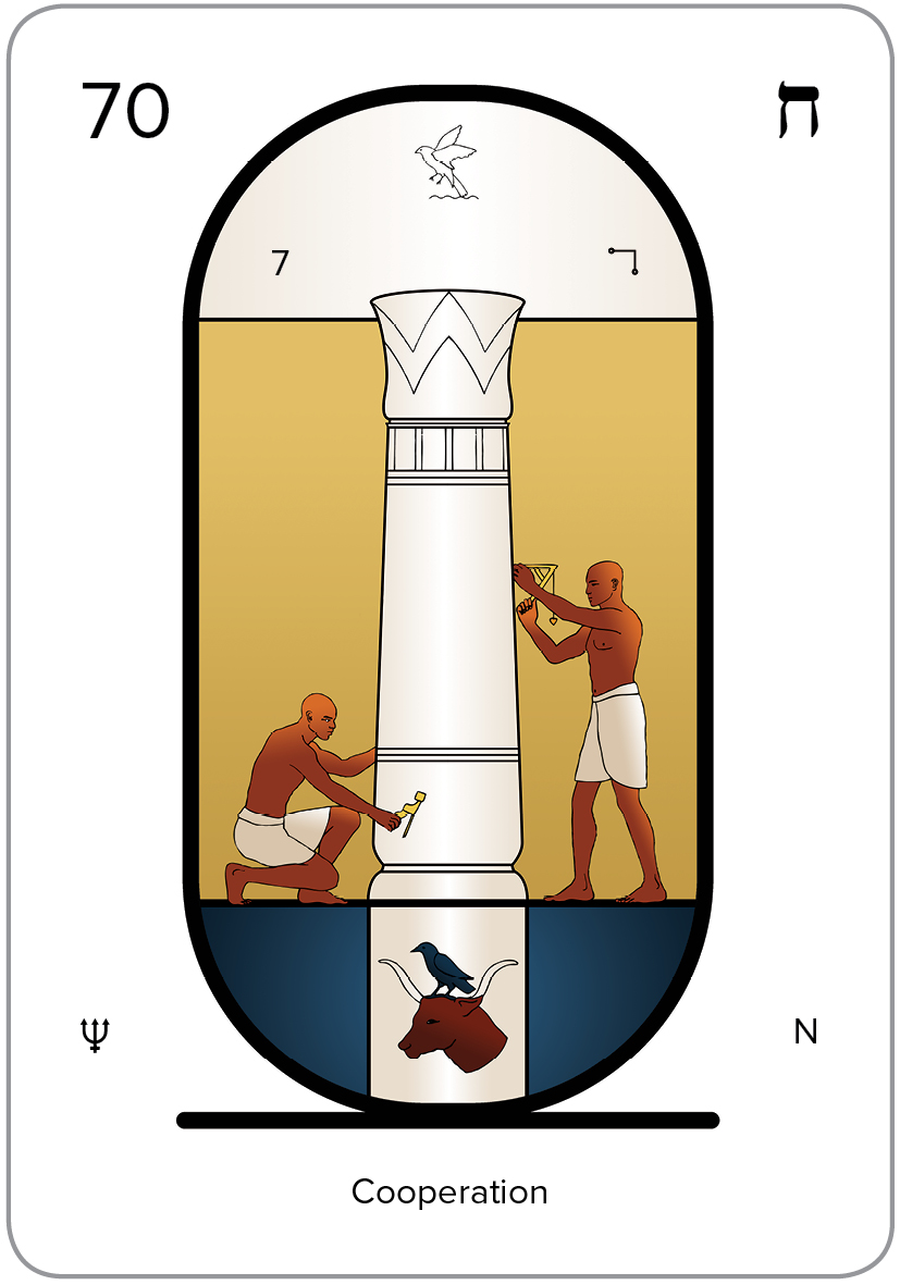 The Arcanum 70 of the Tarot