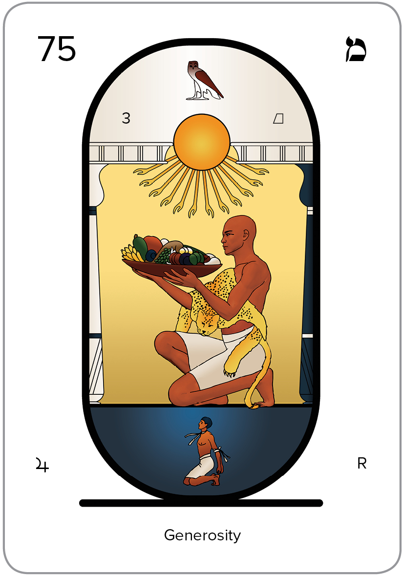 The Arcanum 75 of the Tarot