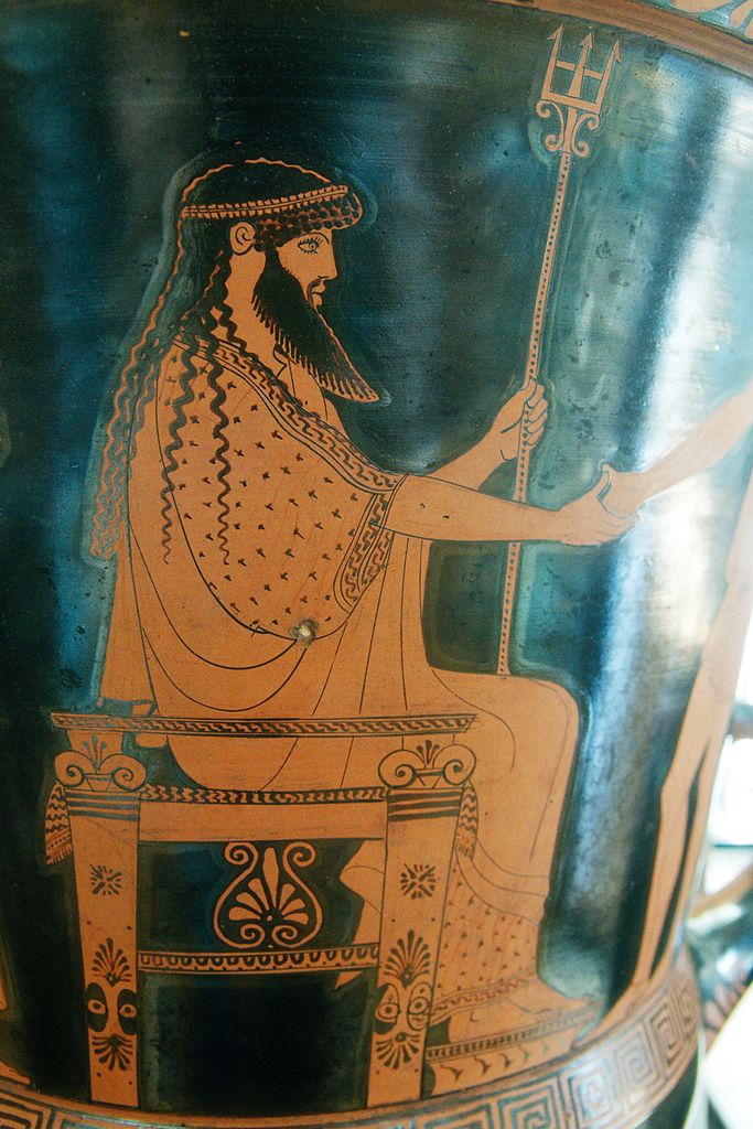 Poseidon enthroned