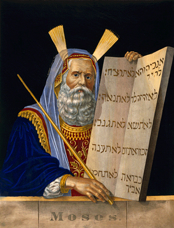 moses horns and commandments