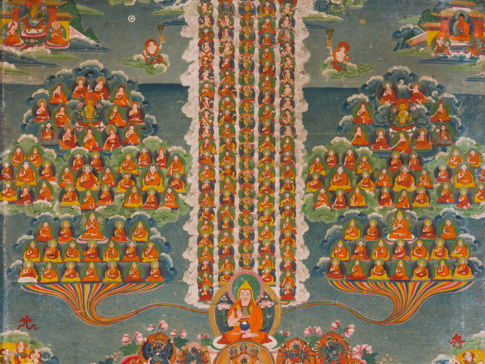 A Buddhist refuge tree