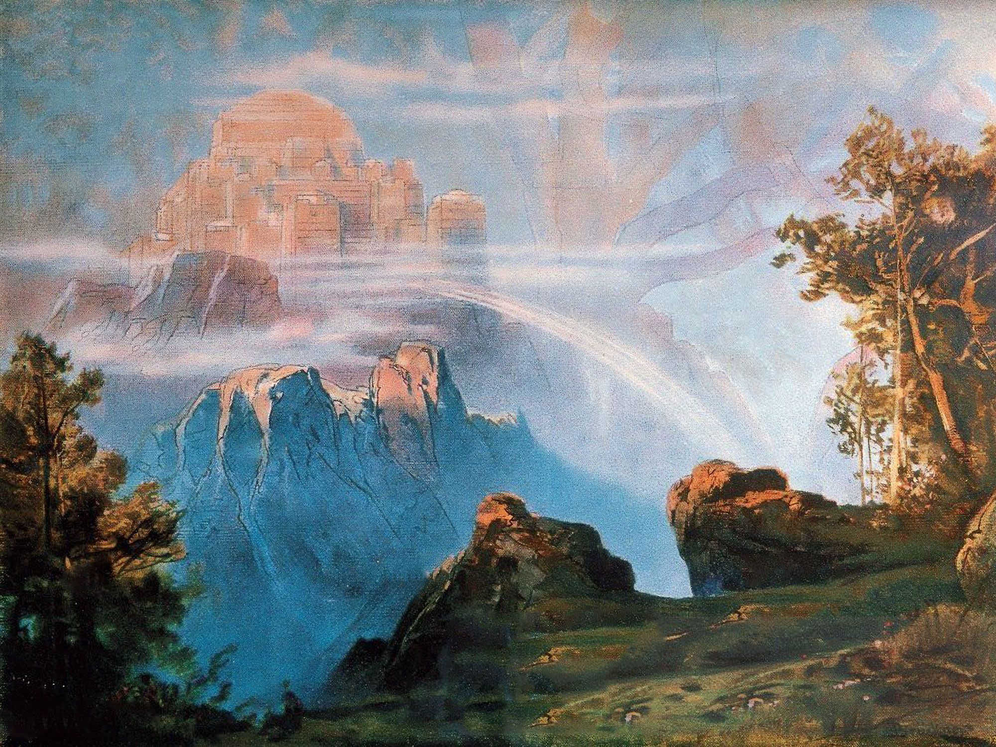 Walhalla (1896) by Max Brückner